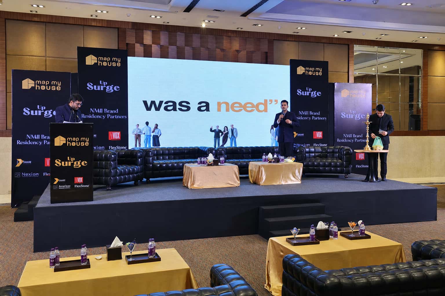 Brand townhall seating produced by RKPRODXN