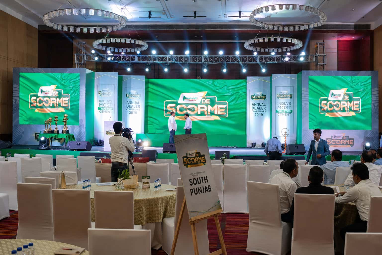 Conference networking lounge produced by RKPRODXN