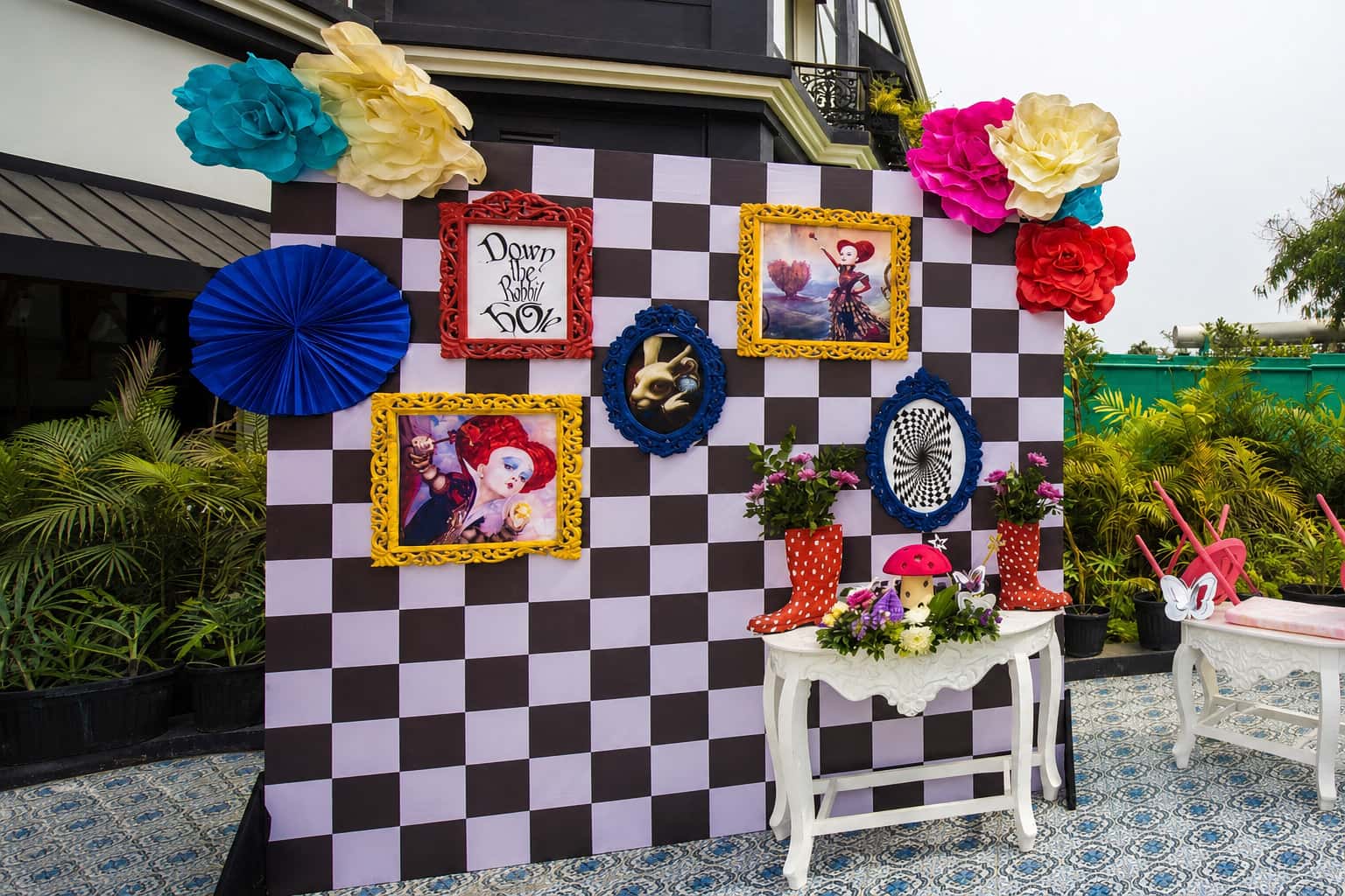 Creative event styling by RKPRODXN — themed photo destination