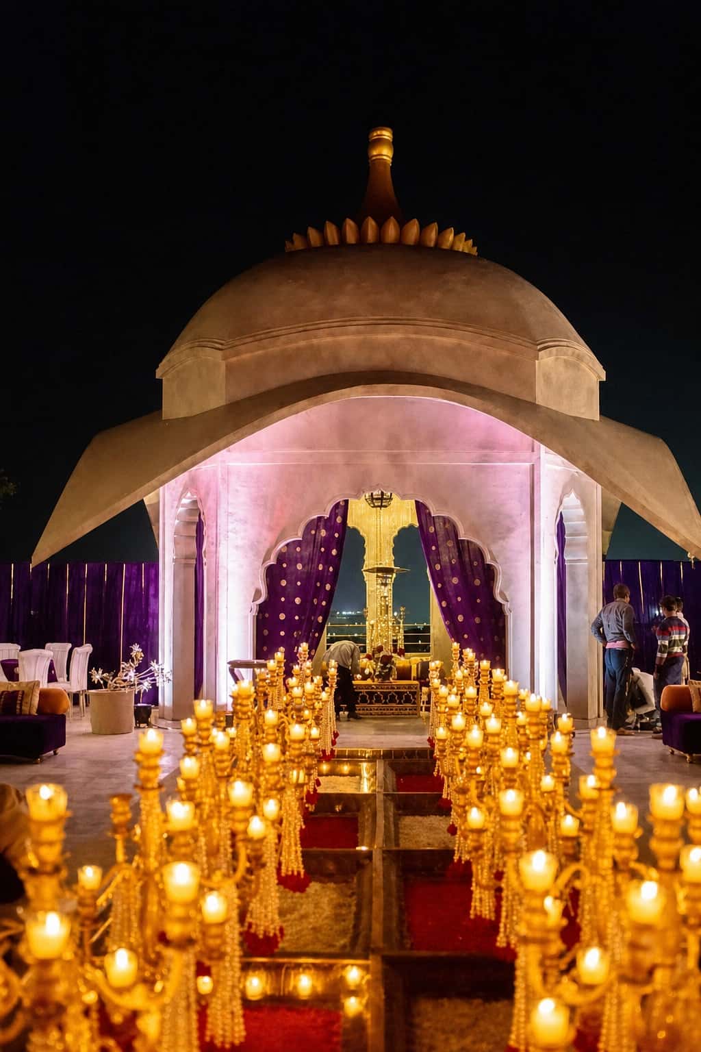Wedding and social event styling by RKPRODXN — bridal aisle in soft light