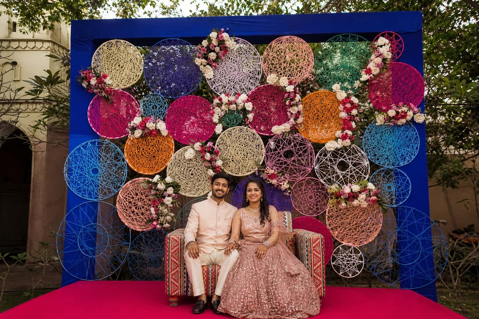 Wedding and social event styling by RKPRODXN — festive outdoor seating · 2