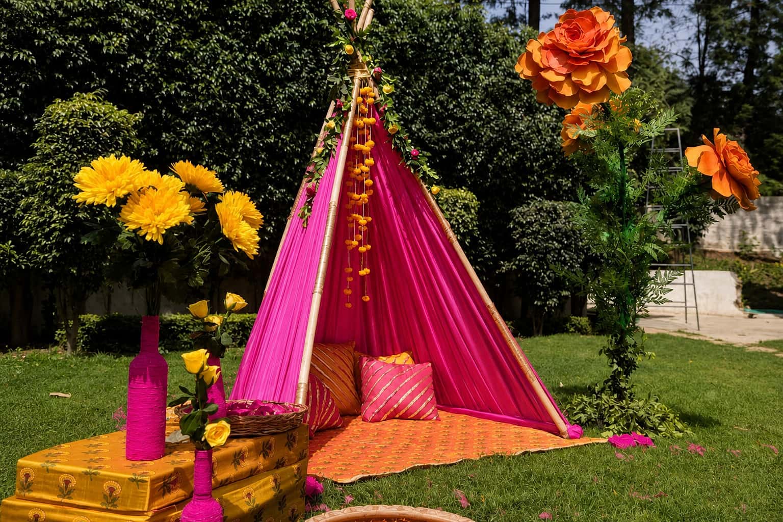 Wedding and social event styling by RKPRODXN — intimate vow setting · 2