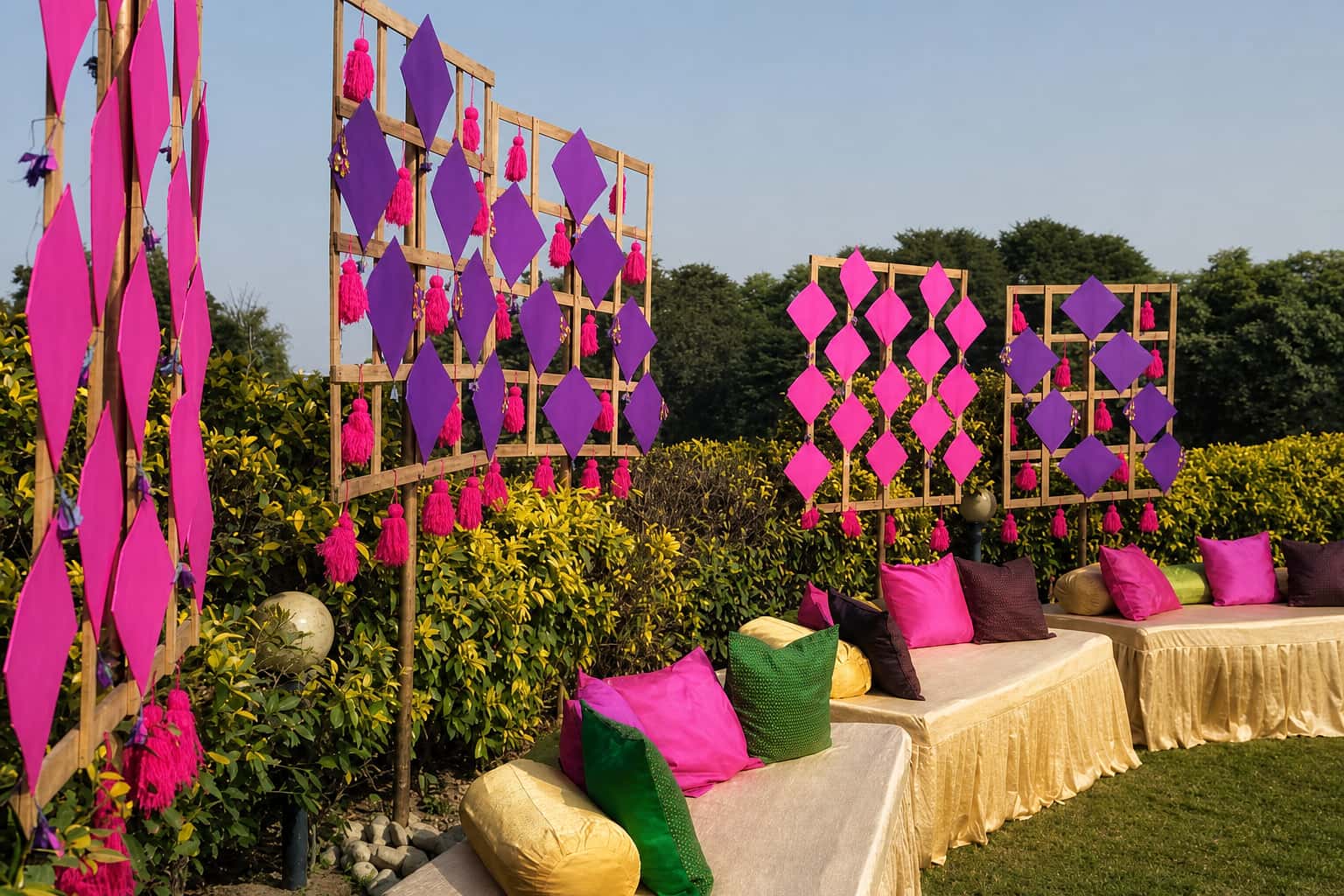 Wedding and social event styling by RKPRODXN — palace courtyard florals · 2
