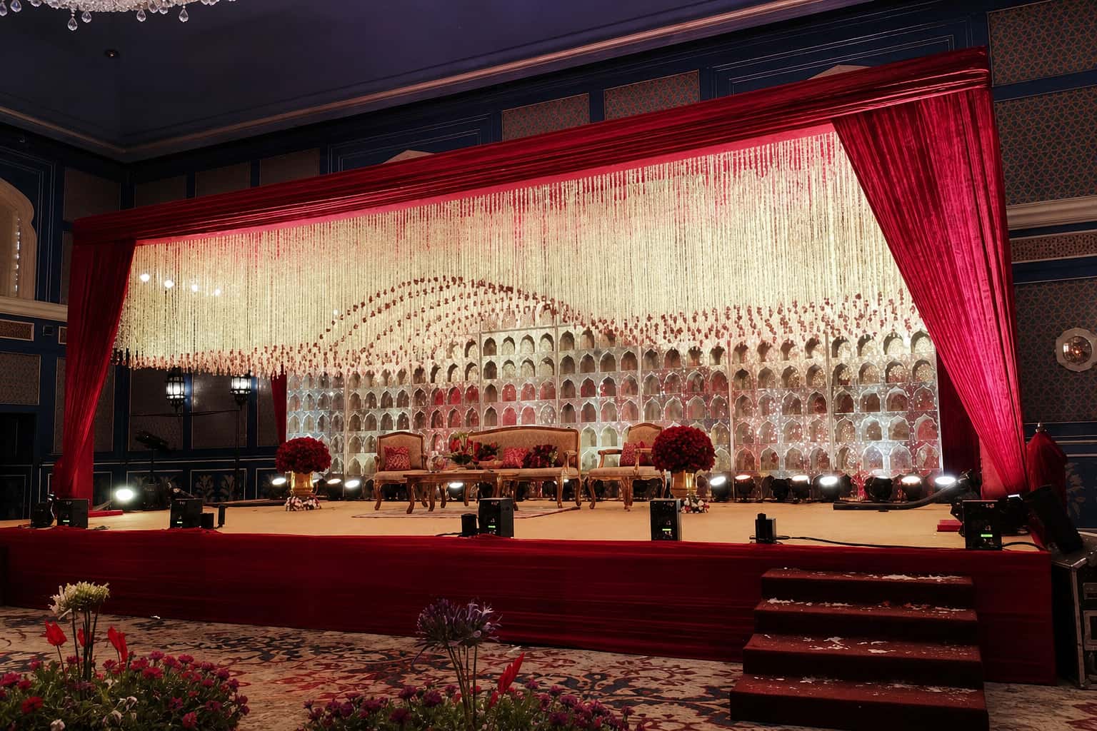 Wedding and social event styling by RKPRODXN — grand wedding entrance · 4