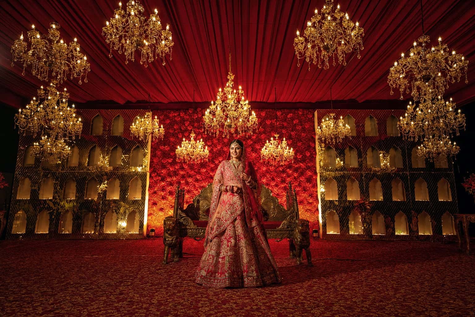 Wedding and social event styling by RKPRODXN — bridal aisle in soft light · 5